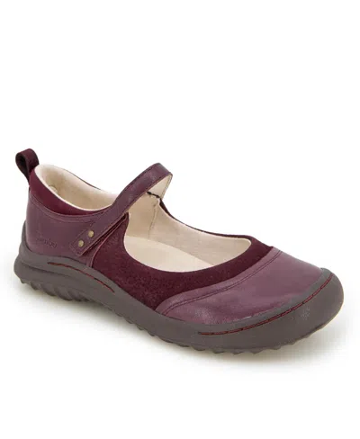 Jambu Women's Ezra Flats In Merlot