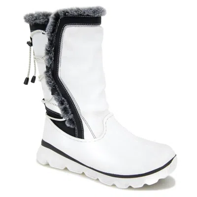 Jambu Women's Fuji Waterproof Snow Boots In White/black