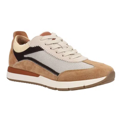 Jambu Women's Jamie Mesh Lace Up Sneakers In Brown In White