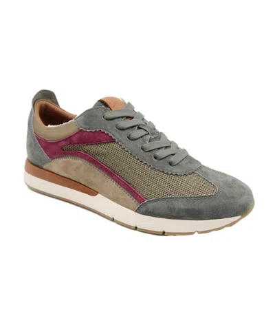 Jambu Jamie Mesh Womens Leather Trainer Running & Training Shoes In Olive