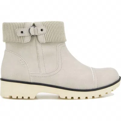 Jambu Women's Karissa Ankle Boot In Stone White