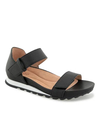 Jambu Linda Casual Wedge Sandal In Black