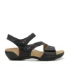 Jambu Women Makayla Sandal In Black In Black
