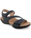 Jambu Women Makayla Sandal In Black In Black