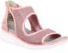 Jambu Women's Margot Wide Sandals In Blush Snake In Multi