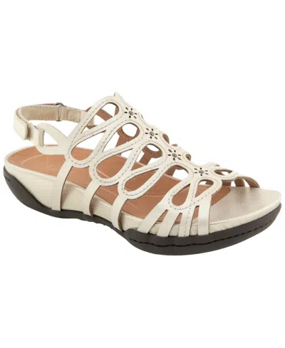 Jambu Women's Miriam Round Toe Sandals In White