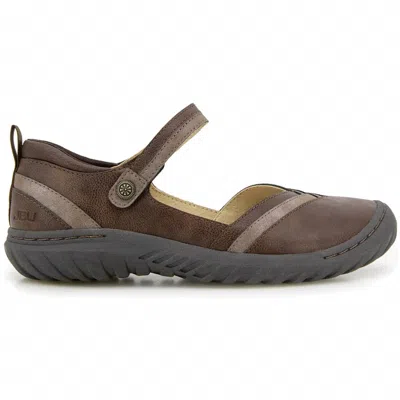 Jambu Women's Raven Mary Jane In Dark Brown Shimmer In Gray