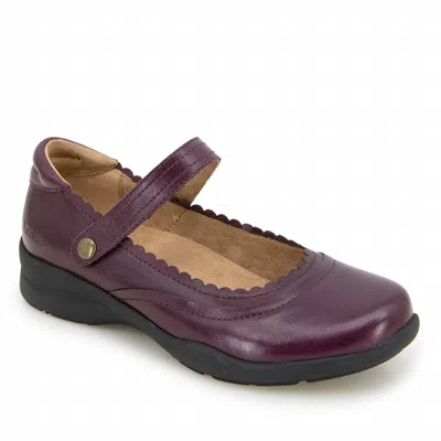 Jambu Women's Tess Flat Shoes - Wide In Merlot In Red
