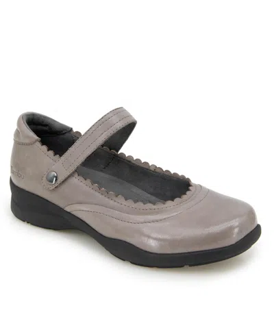 Jambu Women's Tess Flat Shoes - Medium In Dark Grey In Gray