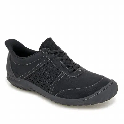 Jambu Women's Veronica Touchless Shoes - Wide In Black/charcoal In Multi