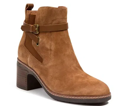 Jambu Women's Vivi Round Toe Boots In Dark Tan In Brown