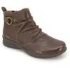 Jambu Womens Embellished Leather Ankle Boots In Dark Brown