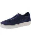 Jambu Womens Knit Slip On Casual And Fashion Sneakers In Blue