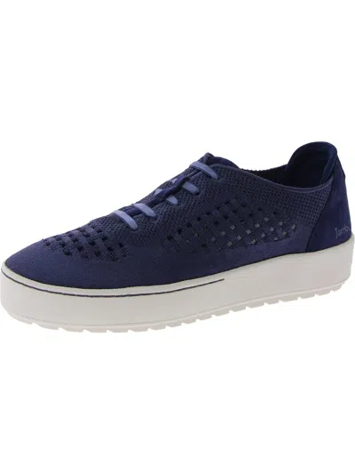 Jambu Womens Knit Slip On Casual And Fashion Sneakers In Blue