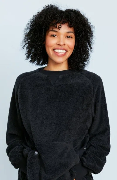 Jambys Floof Crew Crewneck In Black