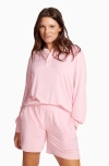 Jambys Soffle Shorts In Light Pink