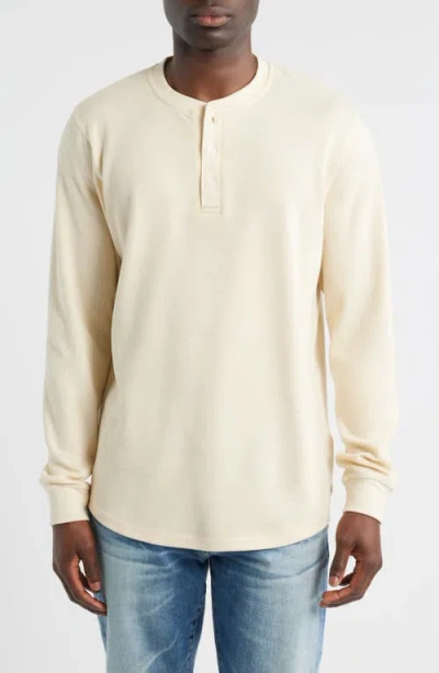 James Campbell Calico Waffle Stitch Henley In Multi