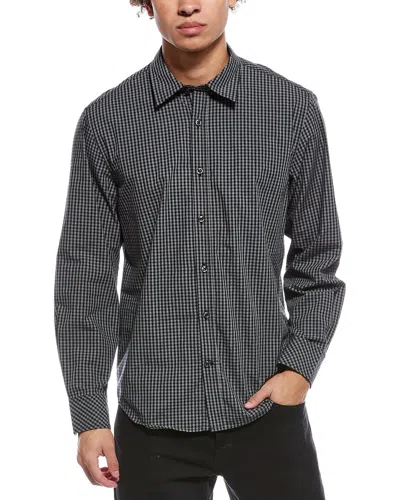James Campbell Check Shirt In Black