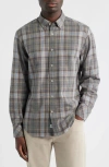 James Campbell Franklin Trim Fit Plaid Cotton Button-up Shirt In Multi