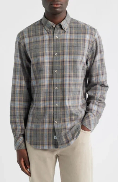 James Campbell Franklin Trim Fit Plaid Cotton Button-up Shirt In Multi