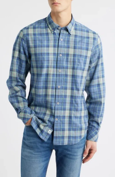 James Campbell Franklin Trim Fit Plaid Cotton Button-up Shirt In Multi