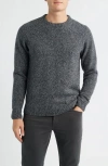 James Campbell Girvan Merino Wool Sweater In Gray