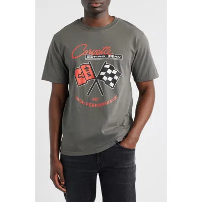 James Campbell Graphic T-shirt In Gray