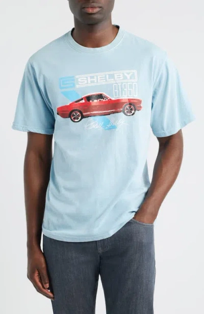 James Campbell Graphic T-shirt In Blue