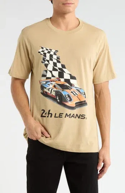 James Campbell Le Mans Graphic T-shirt In Brown