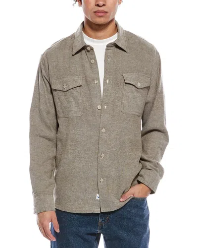 James Campbell Overshirt In Brown