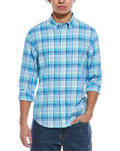 James Campbell Plaid Shirt In Blue