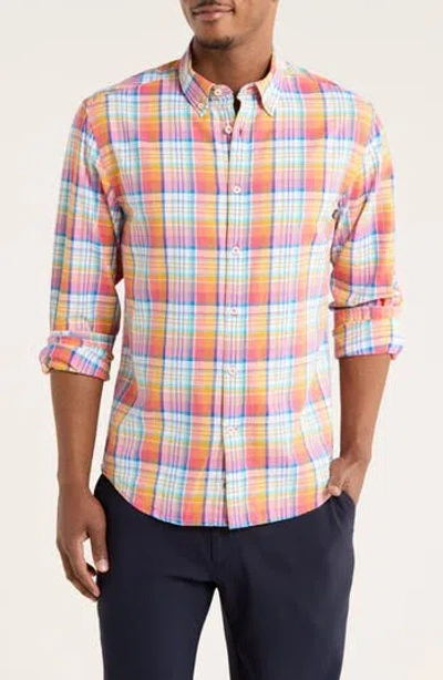 James Campbell Windram Long Sleeve Cotton Button-up Shirt In Pattern