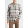 James Campbell Winstead Trim Fit Plaid Cotton Button-up Shirt In Multi