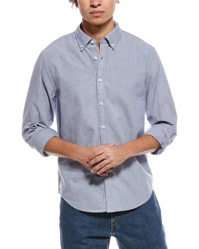 James Campbell Woven Shirt In Blue