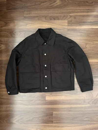 Pre-owned James Coward Black Cotton Washi Duck Replica Jacket Size 2