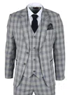 James Darby Knight - Checked Blazer In Grey