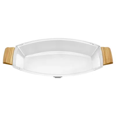 Pre-owned James Dixon & Sons Art Deco Sterling Silver Bread Dish By , 1935 In Sand