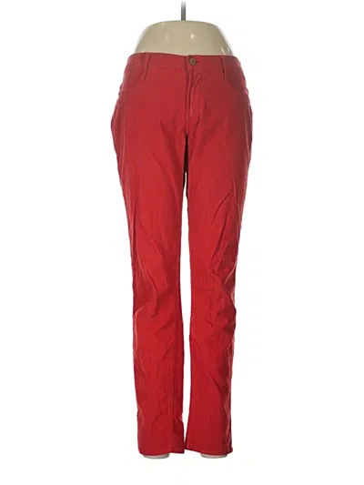 Pre-owned James Jeans Casual Pants In Red