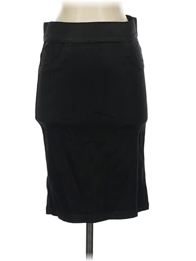 Pre-owned James Jeans Formal Skirt In Black