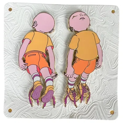 Pre-owned James Jeans James Jean Descendants Arroyo Enamel Pin 500 Limited Edition In Gray