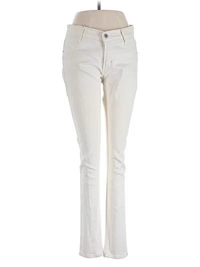 Pre-owned James Jeans Jeans In Ivory