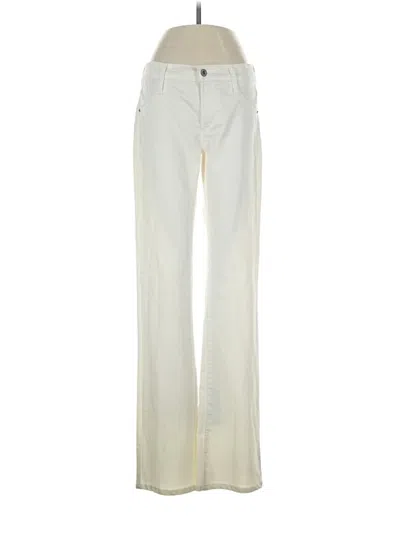Pre-owned James Jeans Jeans In Ivory