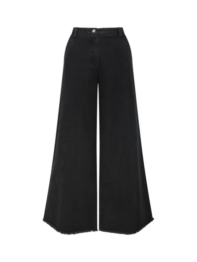 James Lakeland Frayed Jeans In Black