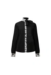James Lakeland Women's Black Crochet Tie Shirt In Black