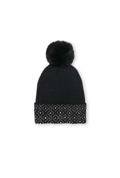 James Lakeland Women's Black Crystal Edge Hat