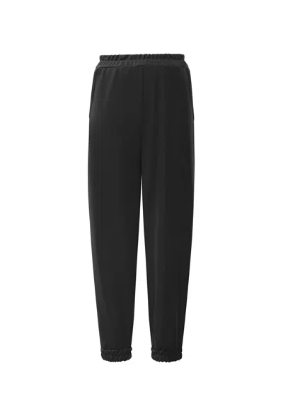 James Lakeland Women's Jersey Black Trousers