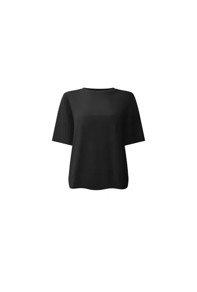 James Lakeland Women's Jersey Black T-shirt