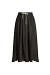 James Lakeland Women's Black Maxi Skirt In Black