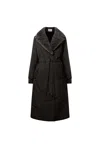 James Lakeland Women's Black Padded Faux Fur Coat In Black