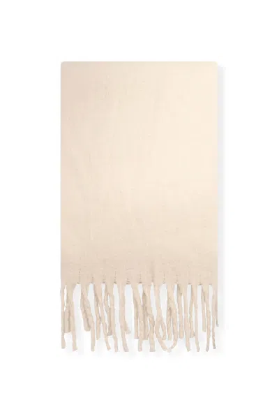 James Lakeland Women's Blanket Scarf White